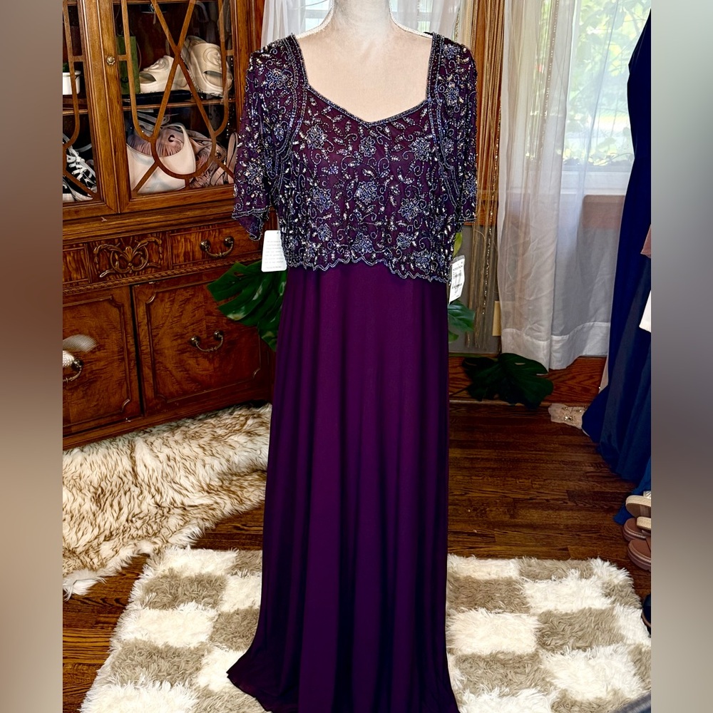 Pisarro Nights Purple Evening Gown